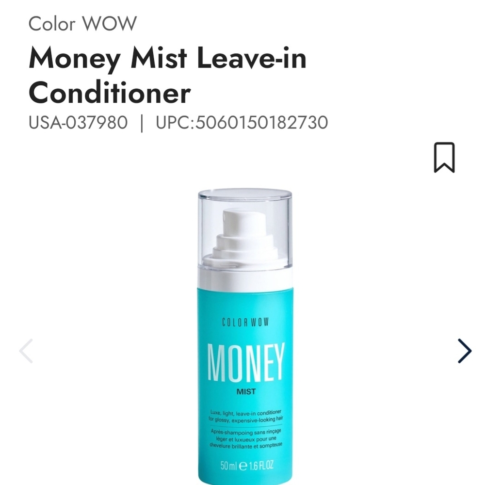 Color WOW Money Mist Leave-in Conditioner - Vibrant Blue